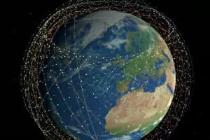 SpaceX изстреля наведнъж 56 интернет сателита Starlink 