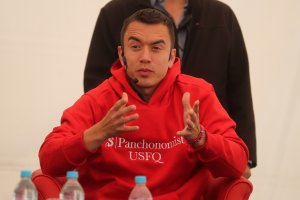 Настоящият президент на Еквадор Даниел Нобоа беше обявен за победител