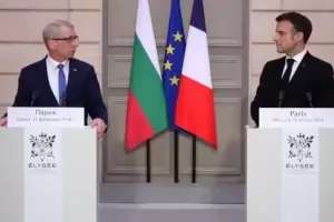 Макрон поздрави България за куража да подкрепи Украйна