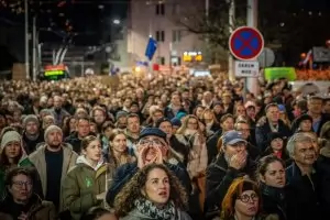 В Братислава протестират срещу проруската политика на кабинета