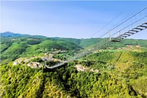 В Италия откриха най-високия висящ мост в Европа