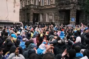 Студентите в Грузия започнаха най-голямата стачка срещу закона за чуждите агенти 
