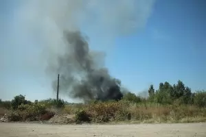 Пожар избухна до Нови Хан