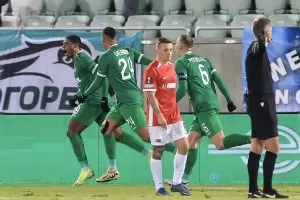 Геройско 2:2 стигна само за честта на "Лудогорец" в Лига Европа