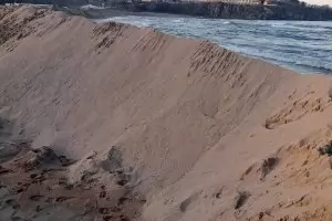 Багер разора Бутамята в Синеморец