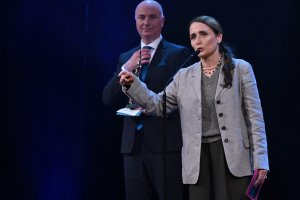 Актрисата от Сатиричния театър Албена Павлова триумфира с награда Икар