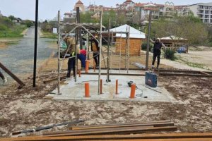 На един от най красивите плажове по българското Черноморие Бутамята