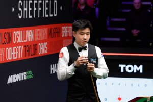 Правещият своето феноменално завръщане в професионалния снукър Джао Синтун се