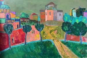 Под наслов Следобедът на един фавн художникът Бисер Лазаров ще