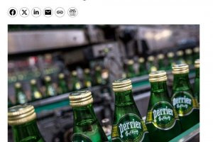 Възможно е Nestle да закрие френската марка вода Perrier Във