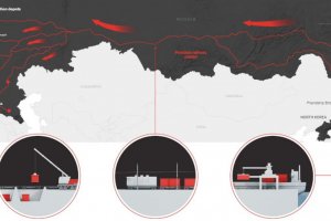 От септември 2023 г КНДР е реализирала 64 доставки на