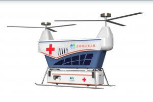 Китай разработи първия в света дрон за спешна медицинска помощ
