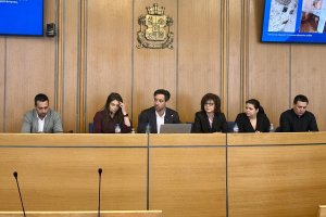 Общински съветници от групите на ПП ДБ Спаси София БСП Възраждане Синя