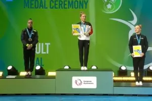 Гимнастичката Валентина Георгиева отново е втора в Европа  