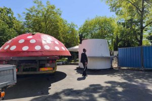 Община Бургас премахна незаконен обект в Морската градина съобщиха от