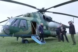 Украински дронове атакували вертолета на Путин