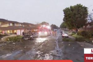 Частен самолет летящ в гъста мъгла се разби в квартал