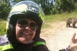 Мечка уби моторист в Румъния