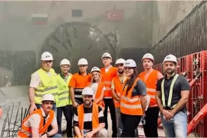 "Къртицата" проби до метростанцията при "София тех парк" 