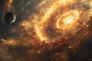 Гигантски звезди с черни дупки в тях озадачиха учените
