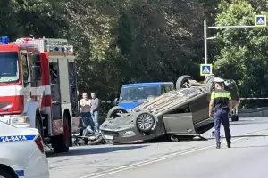 Двама души загинаха при тежка катастрофа в центъра на София