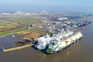 Германия залива Европа с втечнен газ