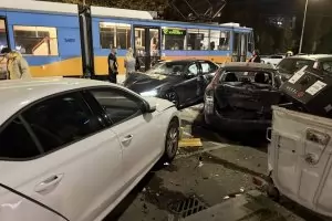 Съд пусна срещу 5000 лв. изпотрошилия 6 коли на "Витошка"