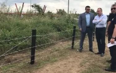  Тази ограда трябваше да спре прехвърлянето на чумата от Румъния в България. Май само управляващите в лицето на тогавашния земеделски министър Румен Порожанов и на МВР шефа Младен Маринов си вярваха.
