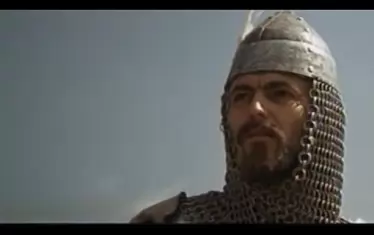 Кадър от филма "Хан Аспарух" на Людмил Стайков.