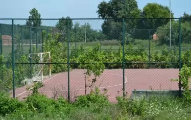  Игрището в Гроздьово е доста добре "озеленено" с почти превзелите го бурени.