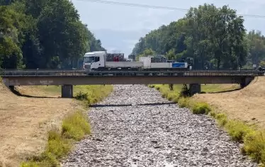  Горещото време това лято доведе до пресушаването на цели реки в Германия.