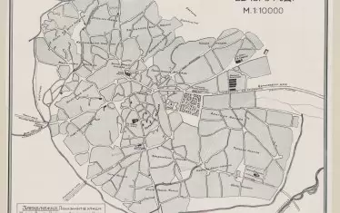 По време на Освобождението градът свършва при Шарения мост. Зад него е само Драз махала.