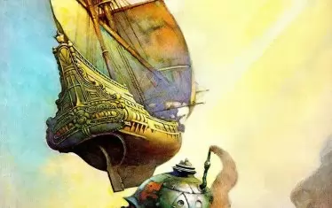  Мечтите са или като Pie in the sky, или като галеони в небето (Картината е “Галеон” от Франк Фразета)