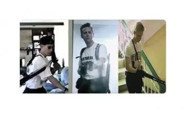 Камери за наблюдение заснеха нападателя в колежа. 