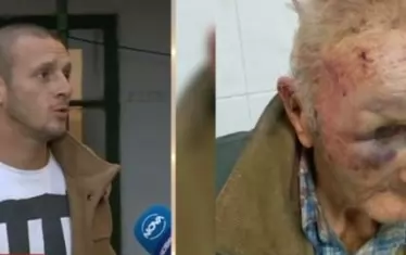 Внукът и дядо му, жестоко пребит от рецидивист