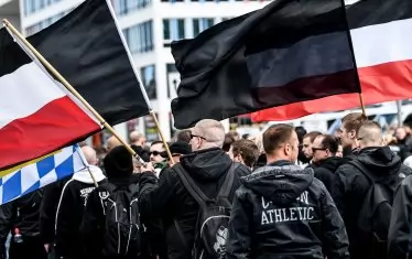 Демонстрация на крайнодесни в Кемниц на 1 май т.г.