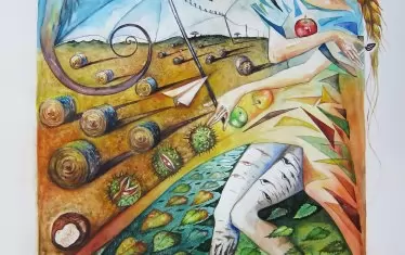 Калина Кралева залага на акварела.