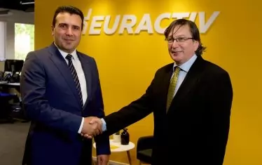  С македонския премиер Зоран Заев

