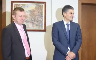 Алексей Трифонов (вляво) предизвестено беше избран за председател на Софийския градски съд. В последния доклад на ЕК за този избор се искаха гаранции за прозрачност.