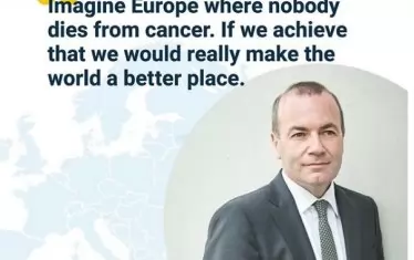 Докато левият кандидат за шеф на ЕК хвали дясното управление, десният кандидат реши да помечтае за Европа без рак...