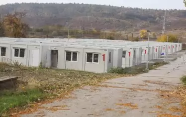 Бежанският център в Харманли.