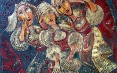 Почеркът на Димитър Казаков-Нерон личи във всяко едно от платната му.