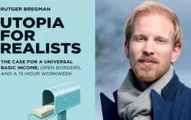 Рутгер Брегман и неговата "Утопия за реалисти", преведена вече на 40 езика.