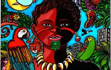 Попарт, комикс, стари графични техники и класическа живопис се съчетават в творбите на бразилеца.


















