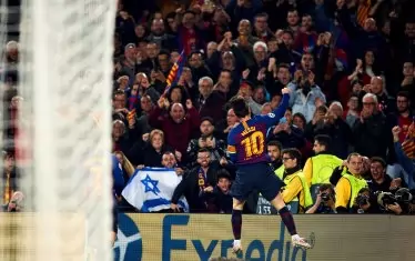 Лионел Меси сложи край на 6-годишното чакане да отбележи гол в 1/4-финалите на Шампионската лига.