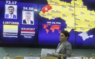Зеленски успя да привлечи избирателите за своята кауза от почти цяла Украйна, което е уникално, откакто страната е независима от 1991 г.