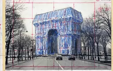  Догодина Триумфалната арка ще изглежда по този начин.