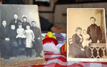 Две млади семейства - на единия и другия дядо. Част от тях няма да преживеят блокадата.