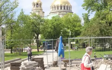 Центърът на София е голяма ремонтно-строителна площадка.