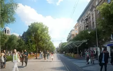 ВИЗИЯ  Тези обединени трамвайни релси не се сбъднаха.